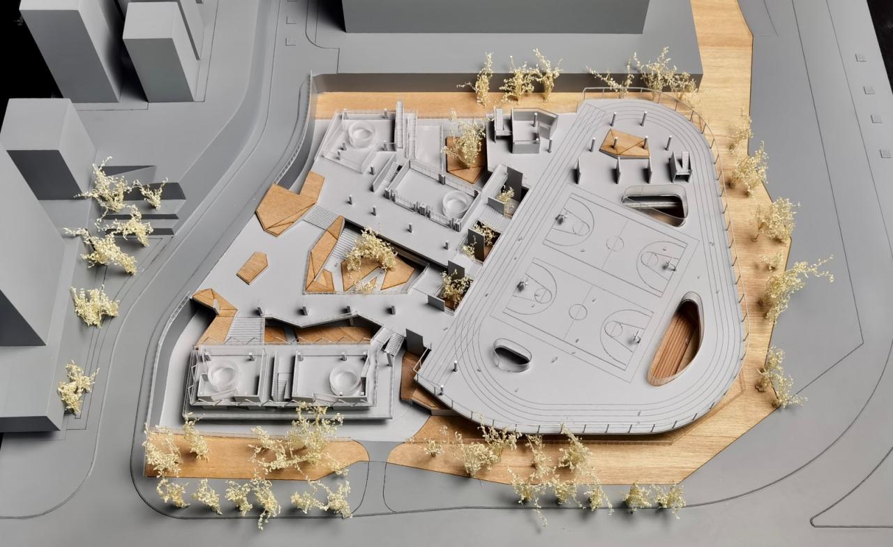 BIM建筑|深圳龙岗下雪村小学 / MAT