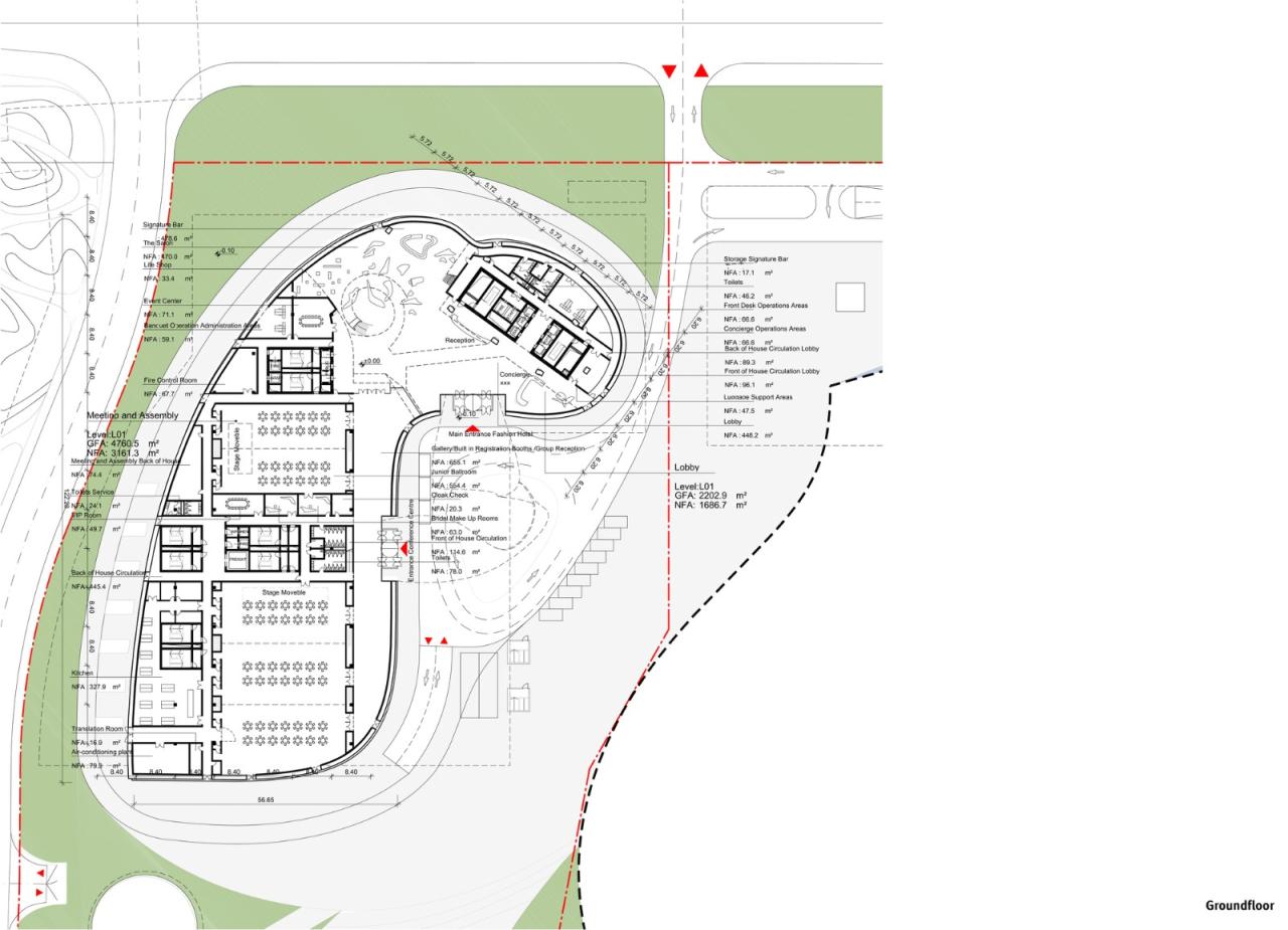 BIM建筑|长沙大王山朗豪酒店 / 蓝天组