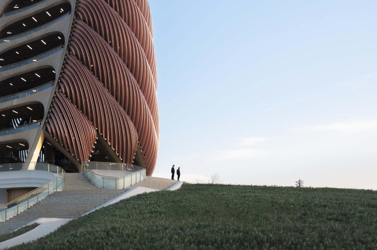 BIM建筑|成都熊猫基地熊猫塔，机械‘竹笋’ / UDG.零号工作室