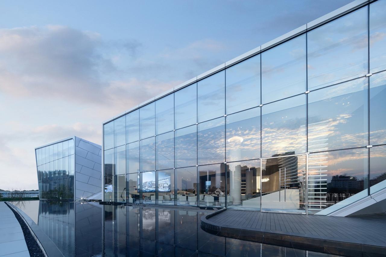 BIM建筑|赣州锦润 ▪ 滨江云宸展示中心 / 成执设计