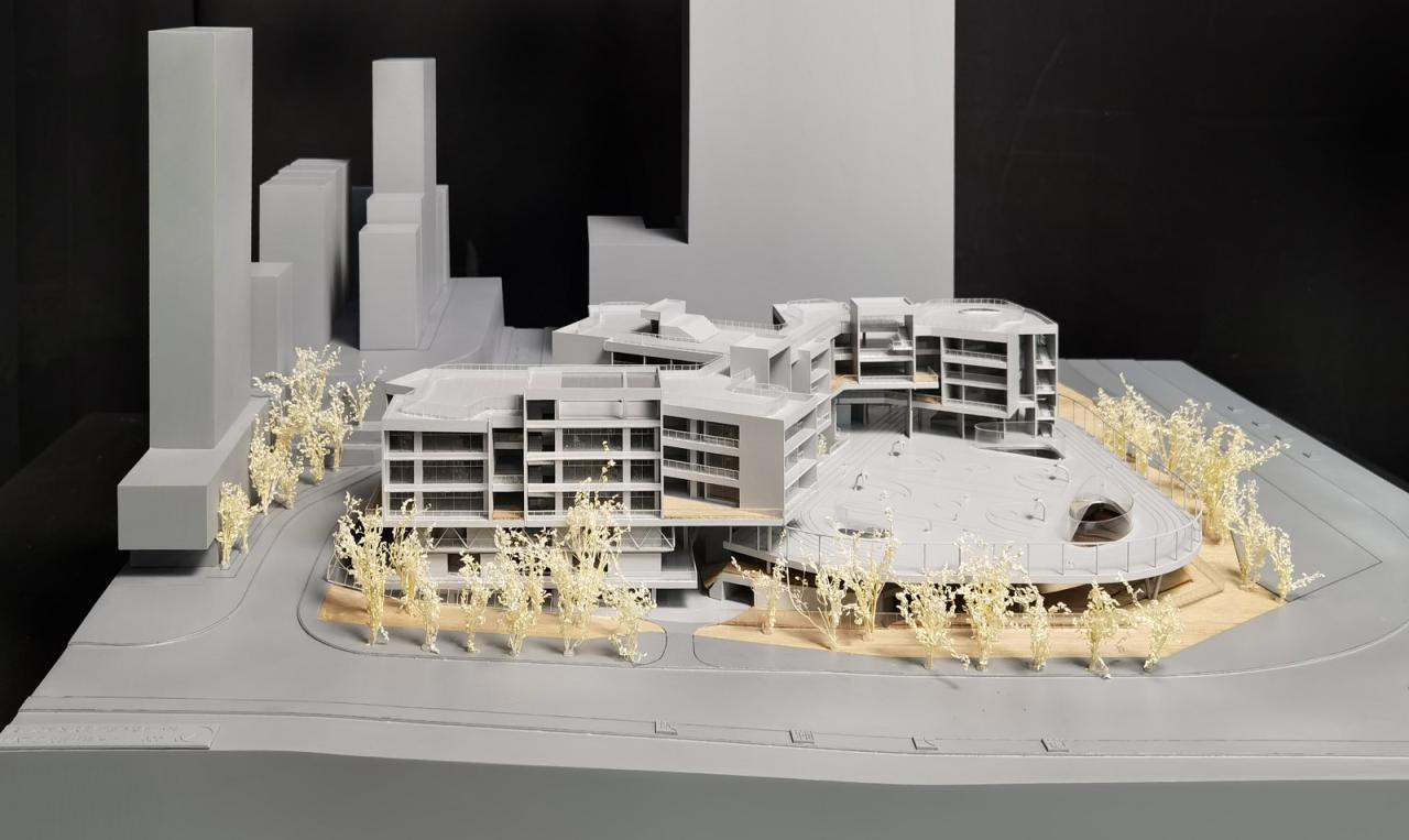 BIM建筑|深圳龙岗下雪村小学 / MAT