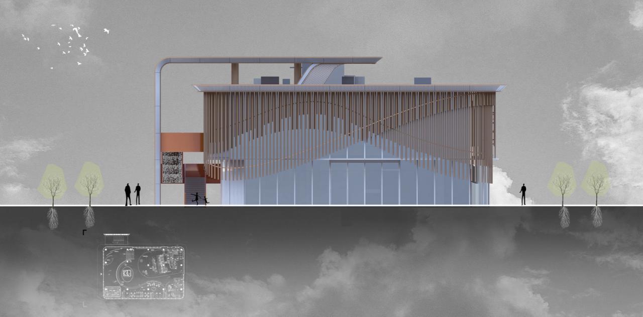 BIM建筑|流动魅力的艺术邂逅 如东金地至尚 ▪ 展示中心 / 成执设计