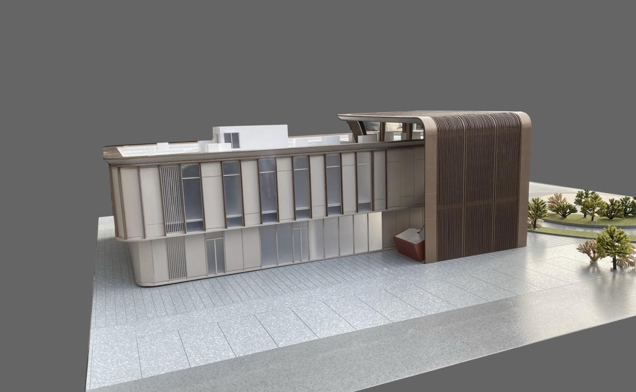 BIM建筑|流动魅力的艺术邂逅 如东金地至尚 ▪ 展示中心 / 成执设计