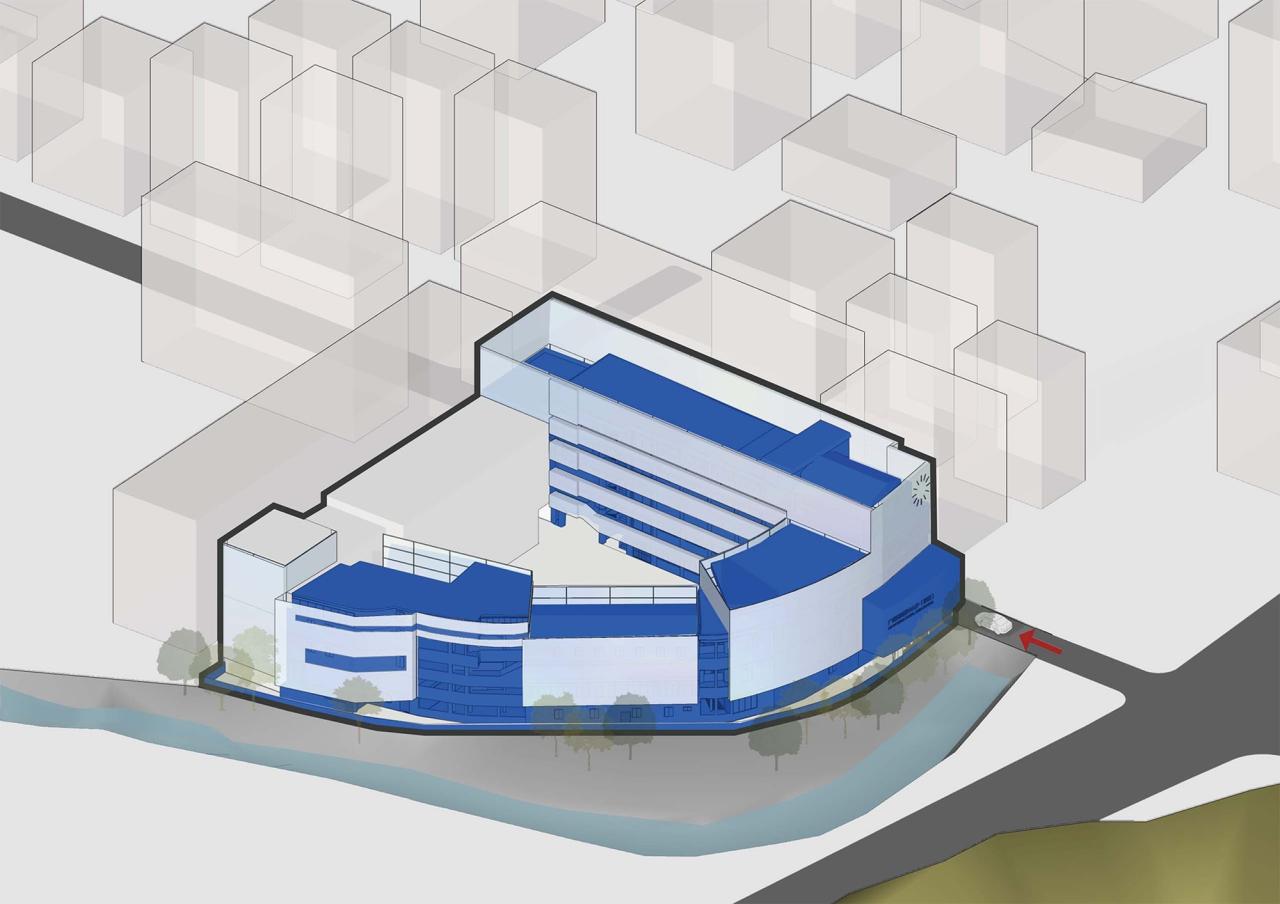 BIM建筑|深圳蓝白艺术院校 / 万社设计