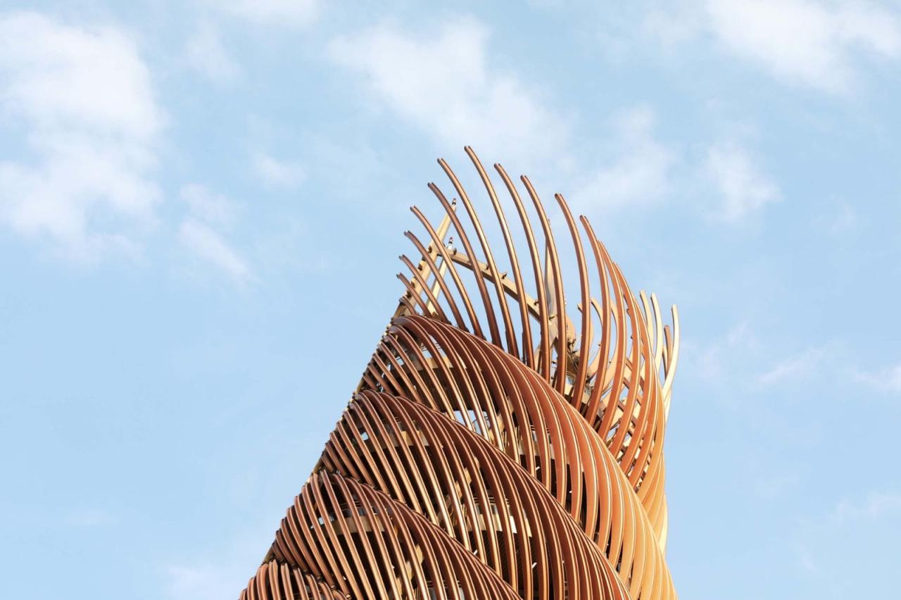 BIM建筑|成都熊猫基地熊猫塔，机械‘竹笋’ / UDG.零号工作室