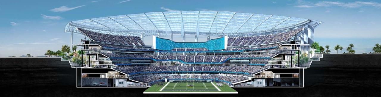 BIM建筑|洛杉矶索菲体育场 / HKS