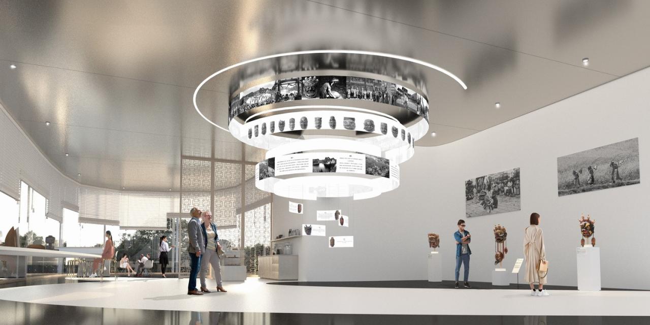 BIM建筑|婺川复园——遵义市务川县文化中心设计方案 / 外行建筑