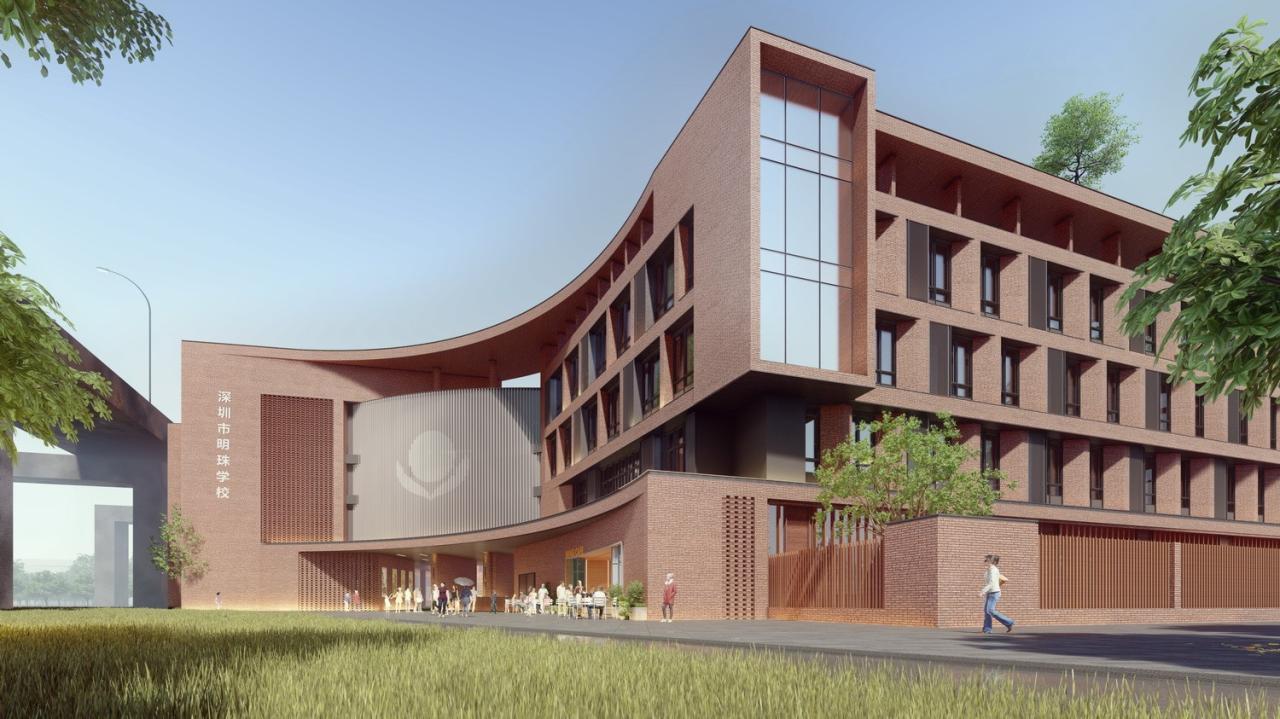 BIM建筑|深圳市明珠学校 / 一境建筑设计