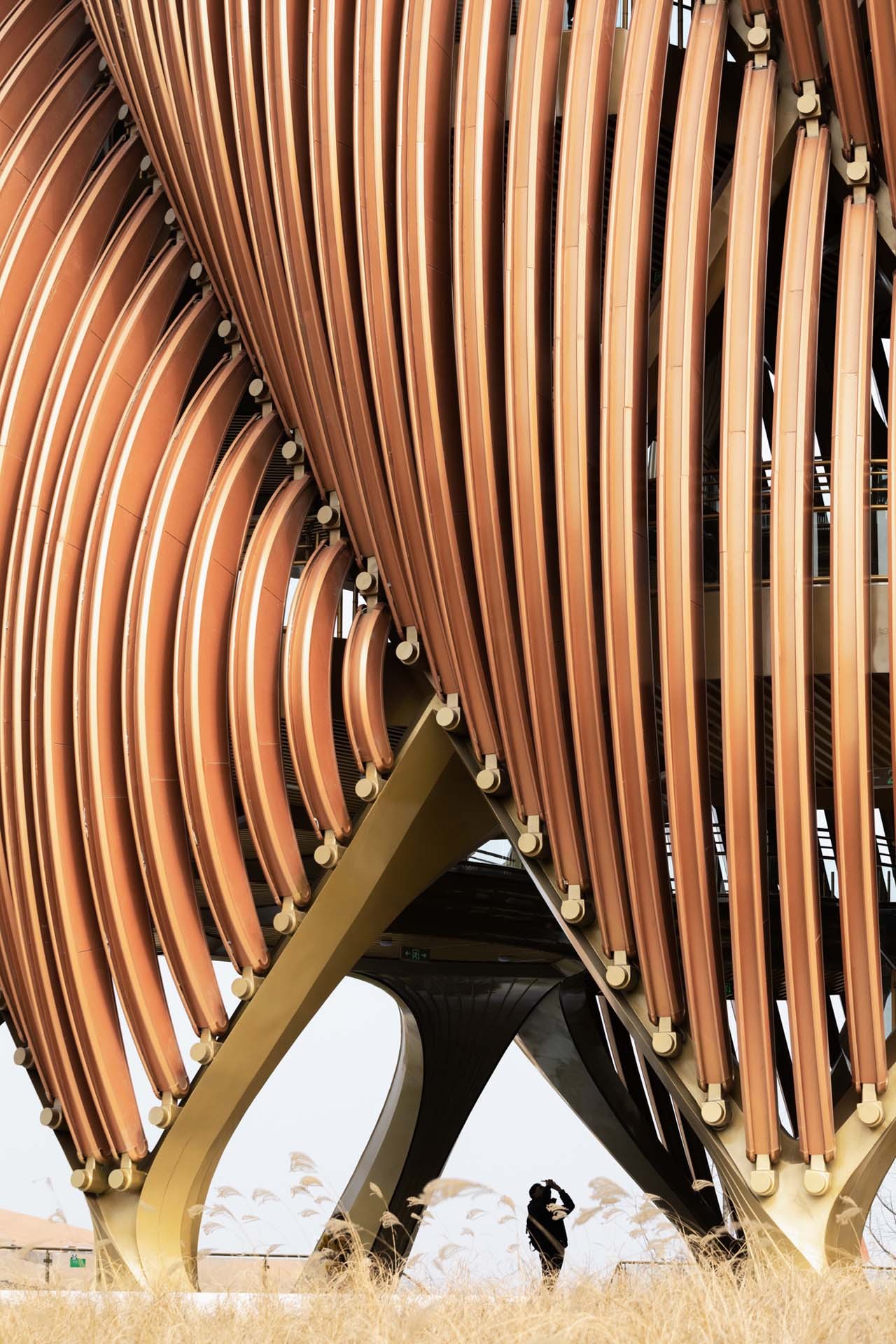 BIM建筑|成都熊猫基地熊猫塔，机械‘竹笋’ / UDG.零号工作室