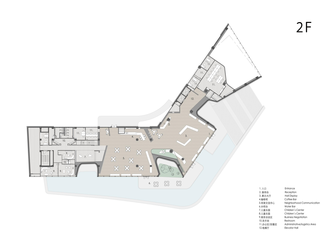 BIM建筑|赣州锦润 ▪ 滨江云宸展示中心 / 成执设计