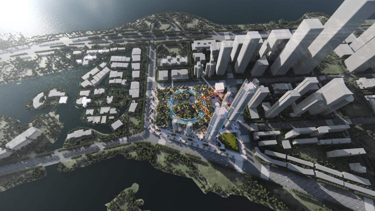 BIM建筑|联泰超总湾国际中心 / 林聪建筑工作室