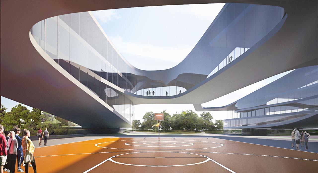 BIM建筑|中央美术学院青岛校区设计方案 / CAA