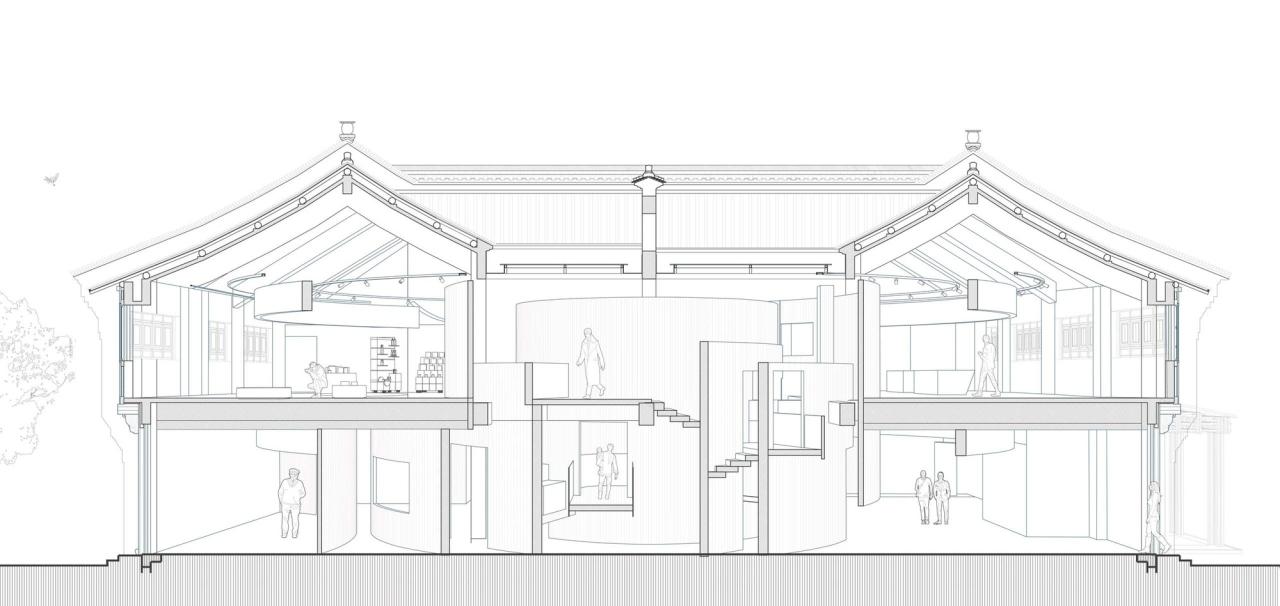BIM建筑|“借山重影”，塘栖枇杷博物馆 / 田之间建筑