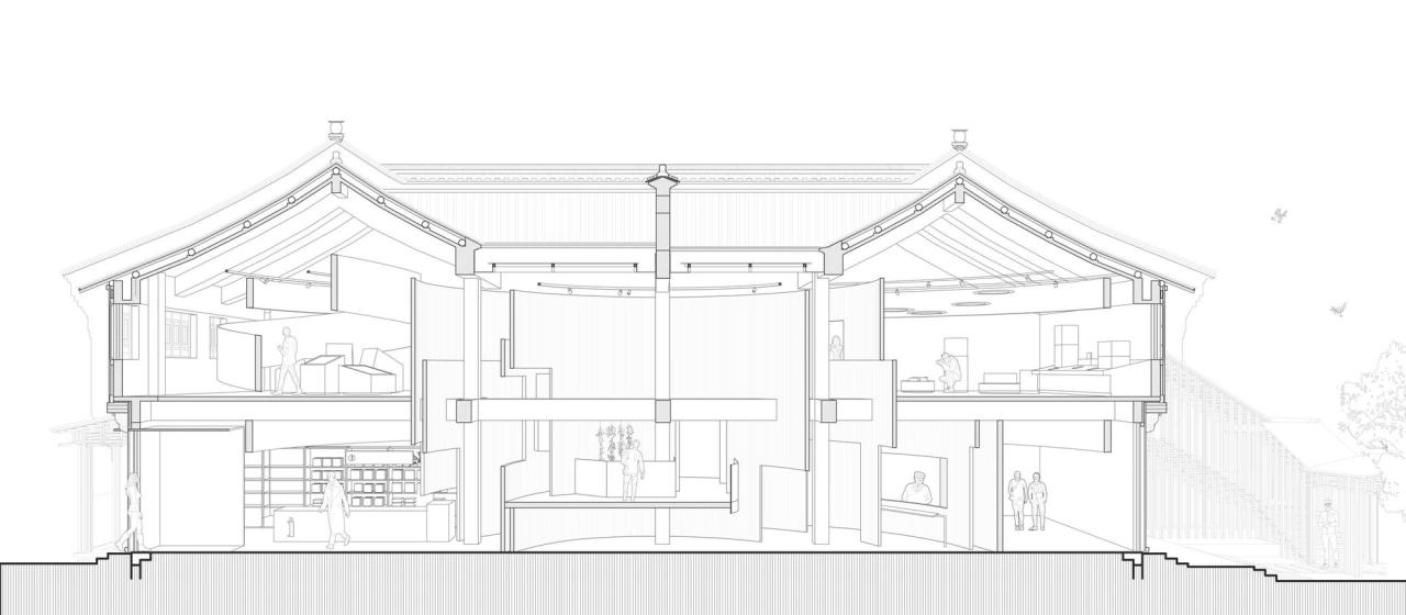 BIM建筑|“借山重影”，塘栖枇杷博物馆 / 田之间建筑