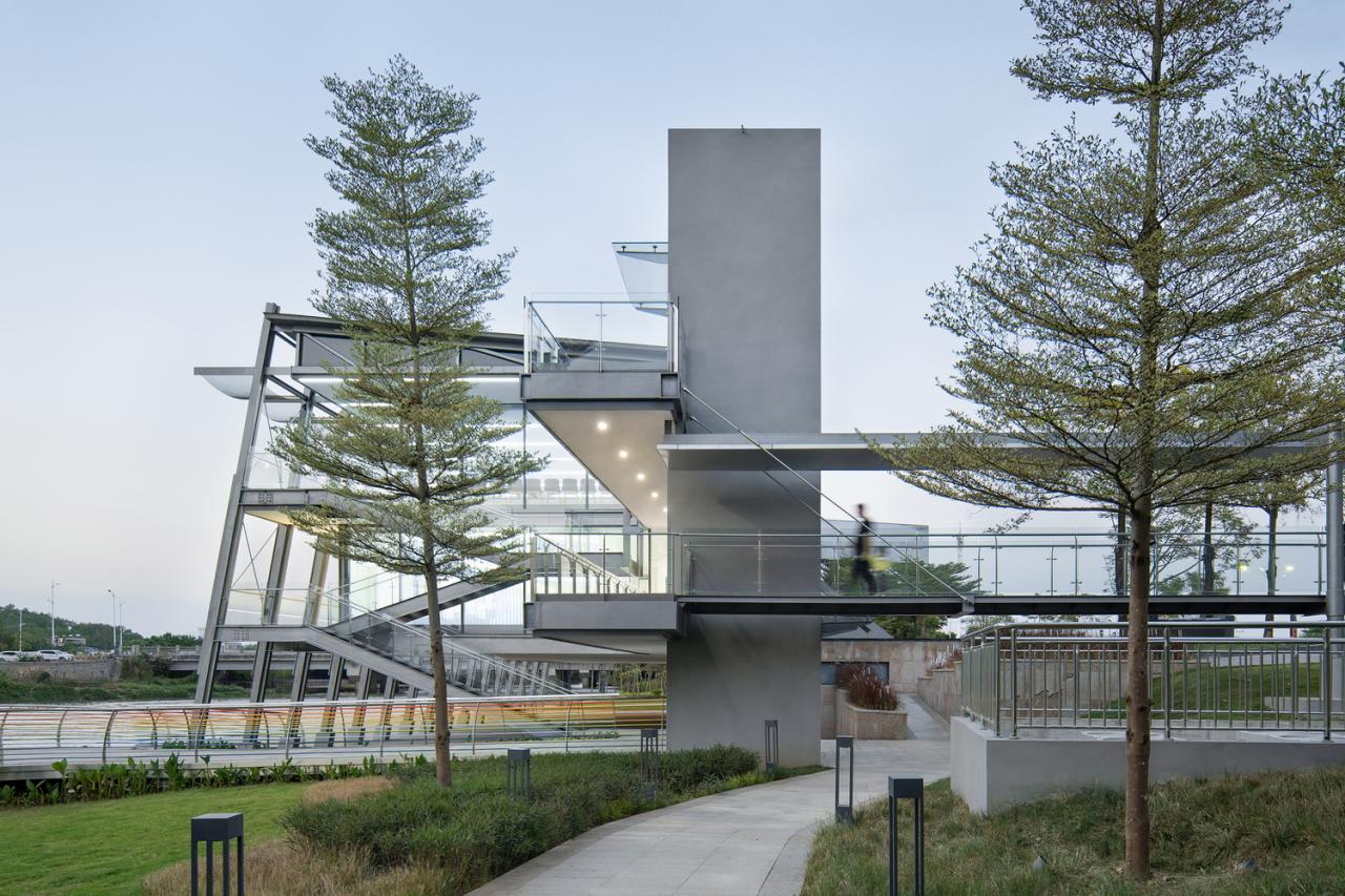 BIM建筑|蓬江智水展示中心 / WAU建筑事务所