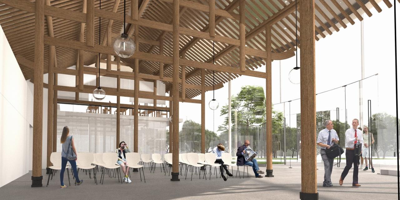 BIM建筑|婺川复园——遵义市务川县文化中心设计方案 / 外行建筑