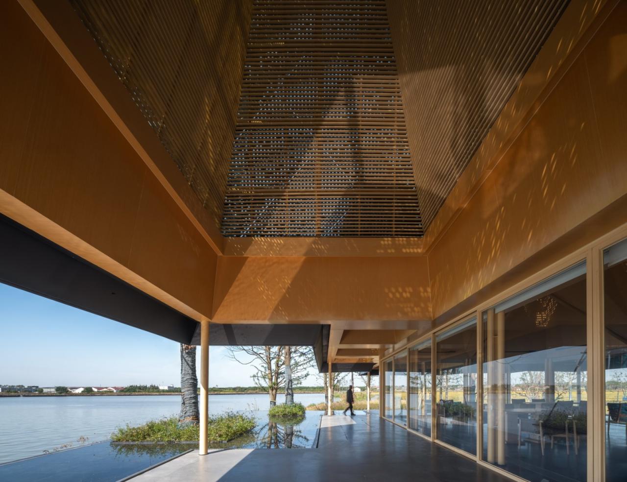 BIM建筑|水杉林餐厅：水边的风景 / goa作品