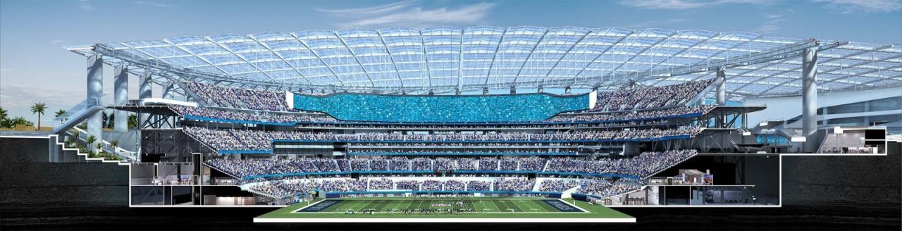 BIM建筑|洛杉矶索菲体育场 / HKS