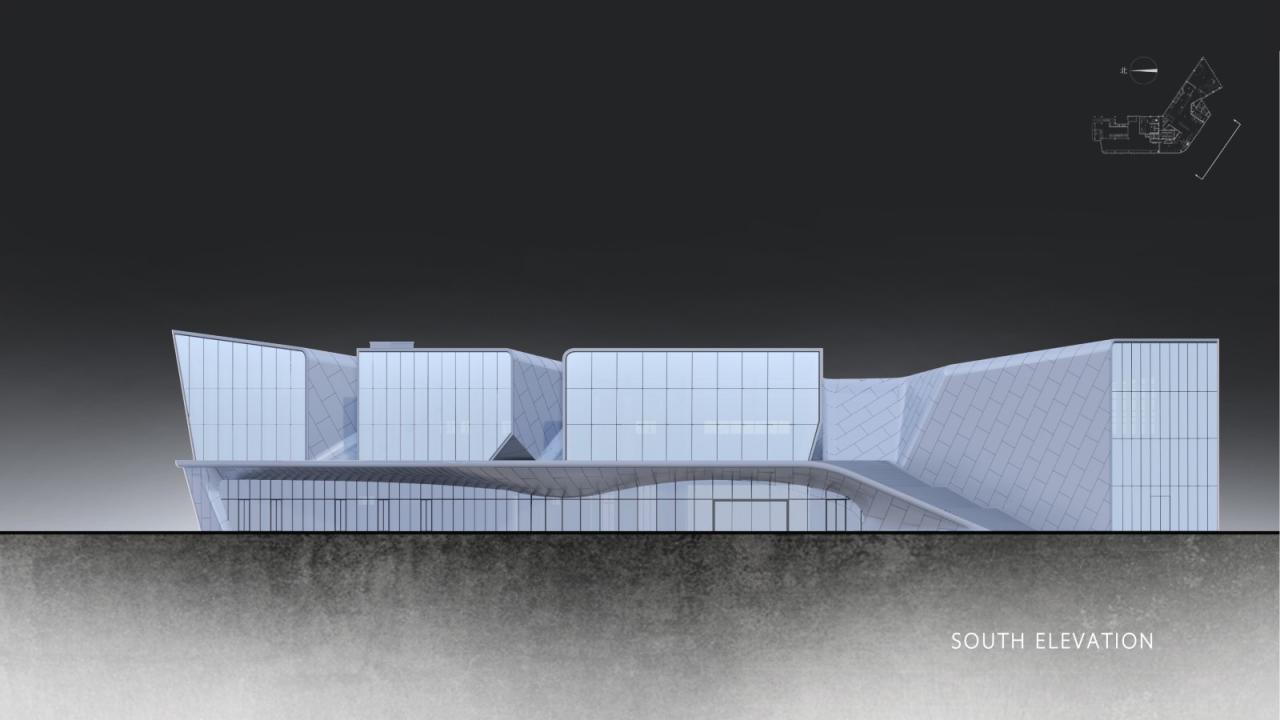 BIM建筑|赣州锦润 ▪ 滨江云宸展示中心 / 成执设计