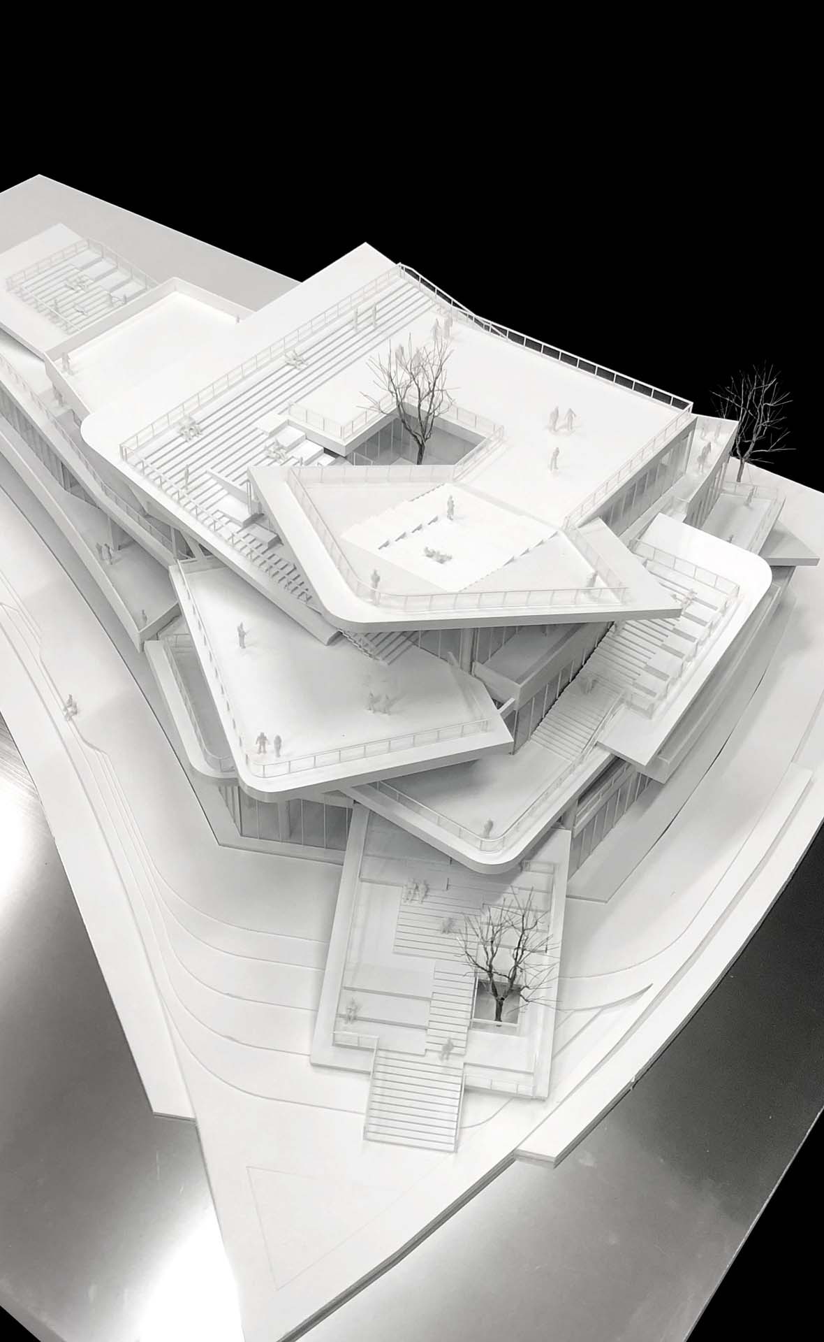 BIM建筑|漫游白色切片，上海之鱼 / 同济原作设计工作室