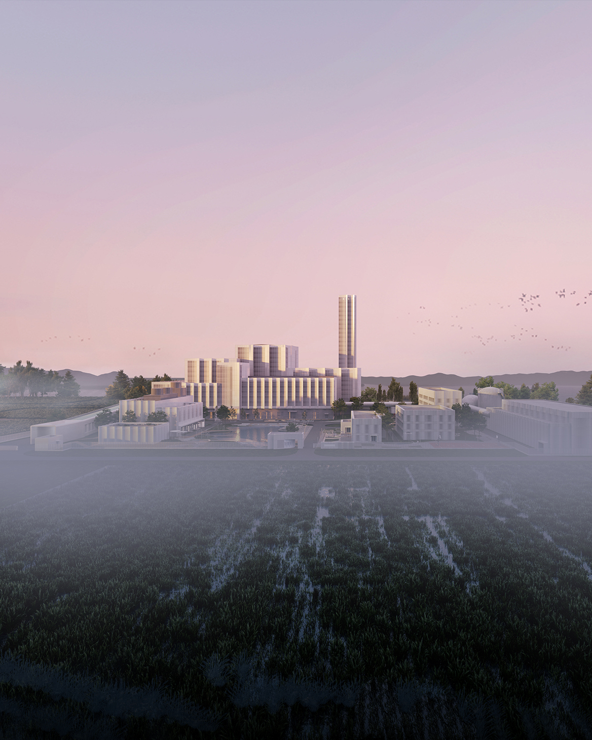 BIM建筑|嘉善伟明环保垃圾焚烧发电厂更新 / UUA建筑设计事务