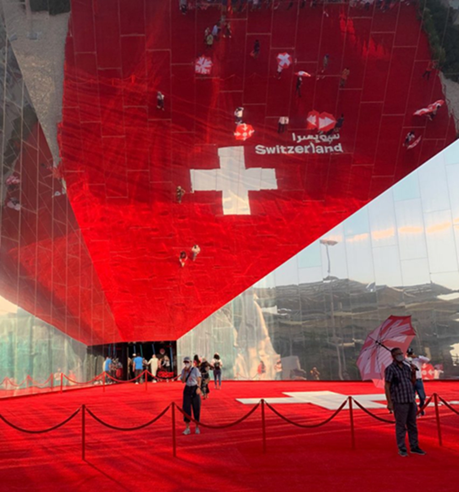 BIM建筑|OOS工作室设计“镜子”瑞士展馆