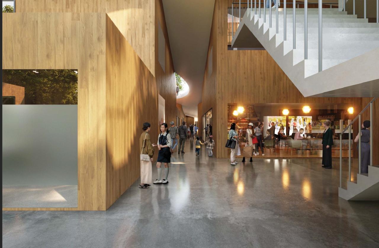 BIM建筑|日本飞驒古川站东区中心设计方案 / 藤本壮介建筑事务所