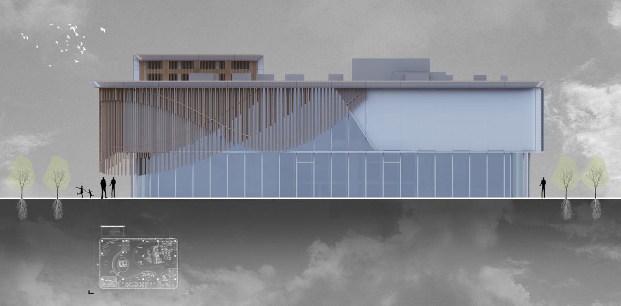 BIM建筑|流动魅力的艺术邂逅 如东金地至尚 ▪ 展示中心 / 成执设计