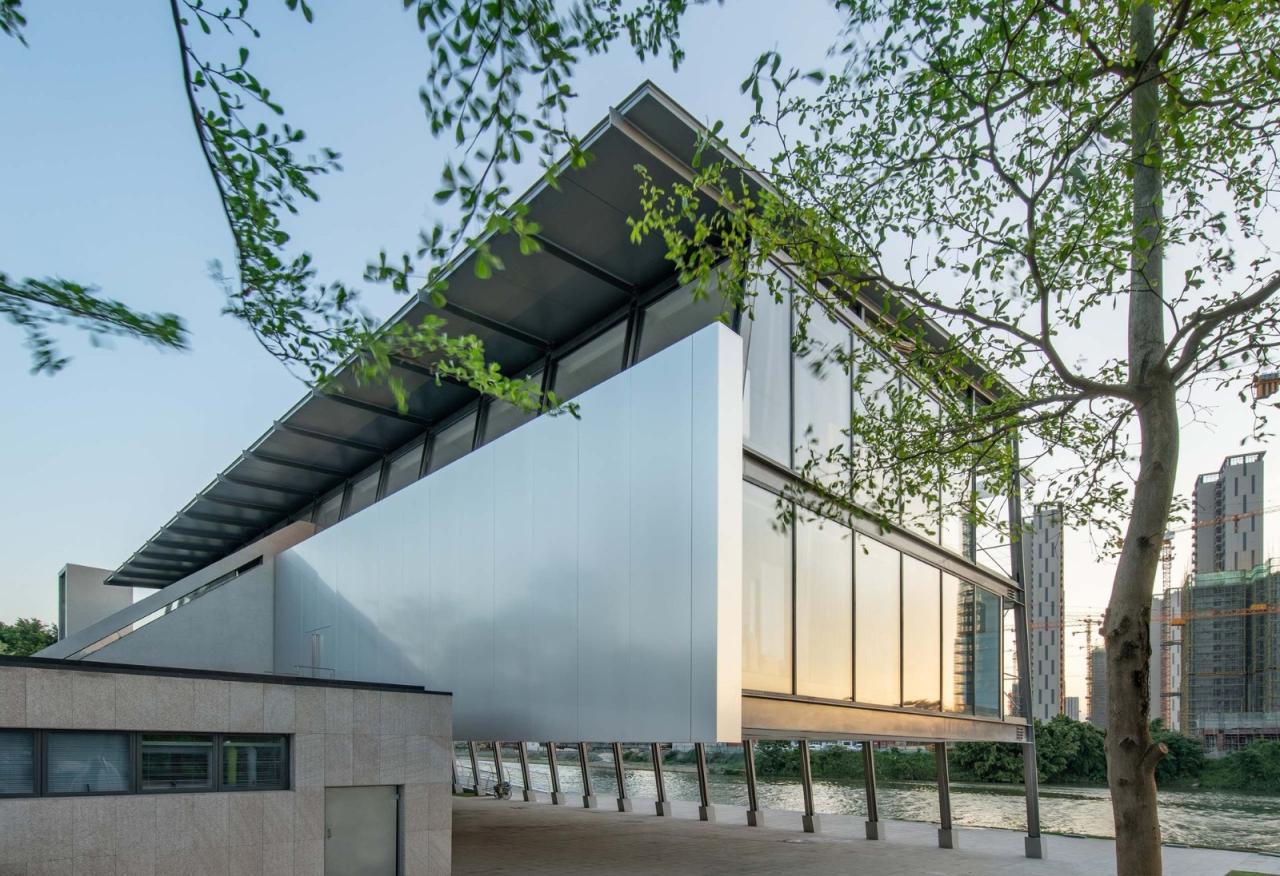 BIM建筑|蓬江智水展示中心 / WAU建筑事务所