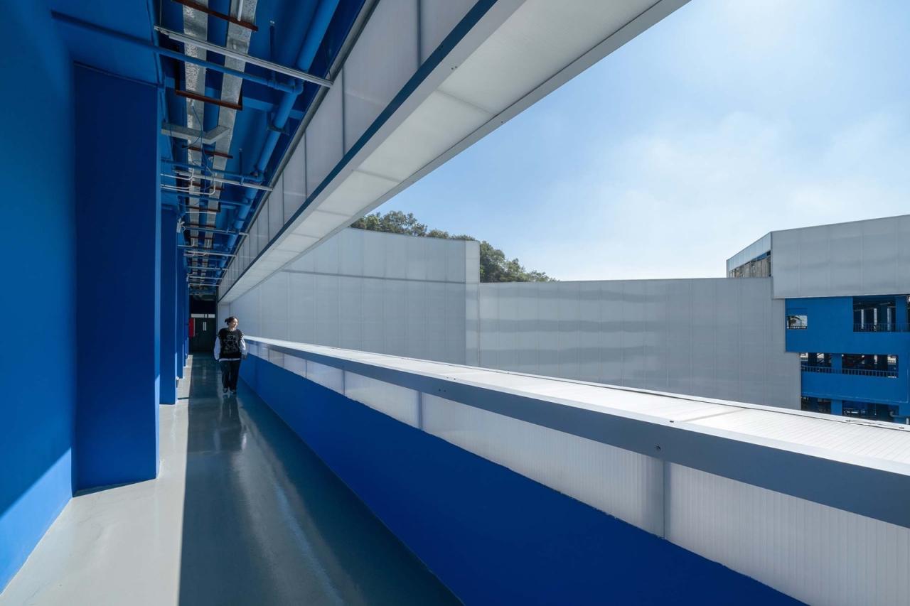 BIM建筑|深圳蓝白艺术院校 / 万社设计