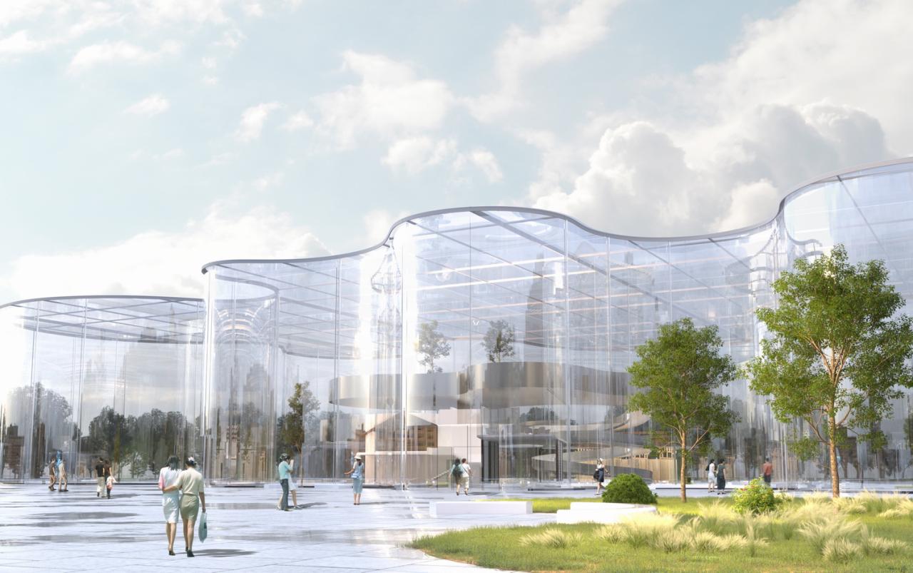 BIM建筑|婺川复园——遵义市务川县文化中心设计方案 / 外行建筑