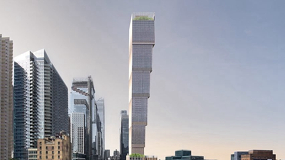 BIM建筑|阿贾耶设计倒置的超高层摩天大楼