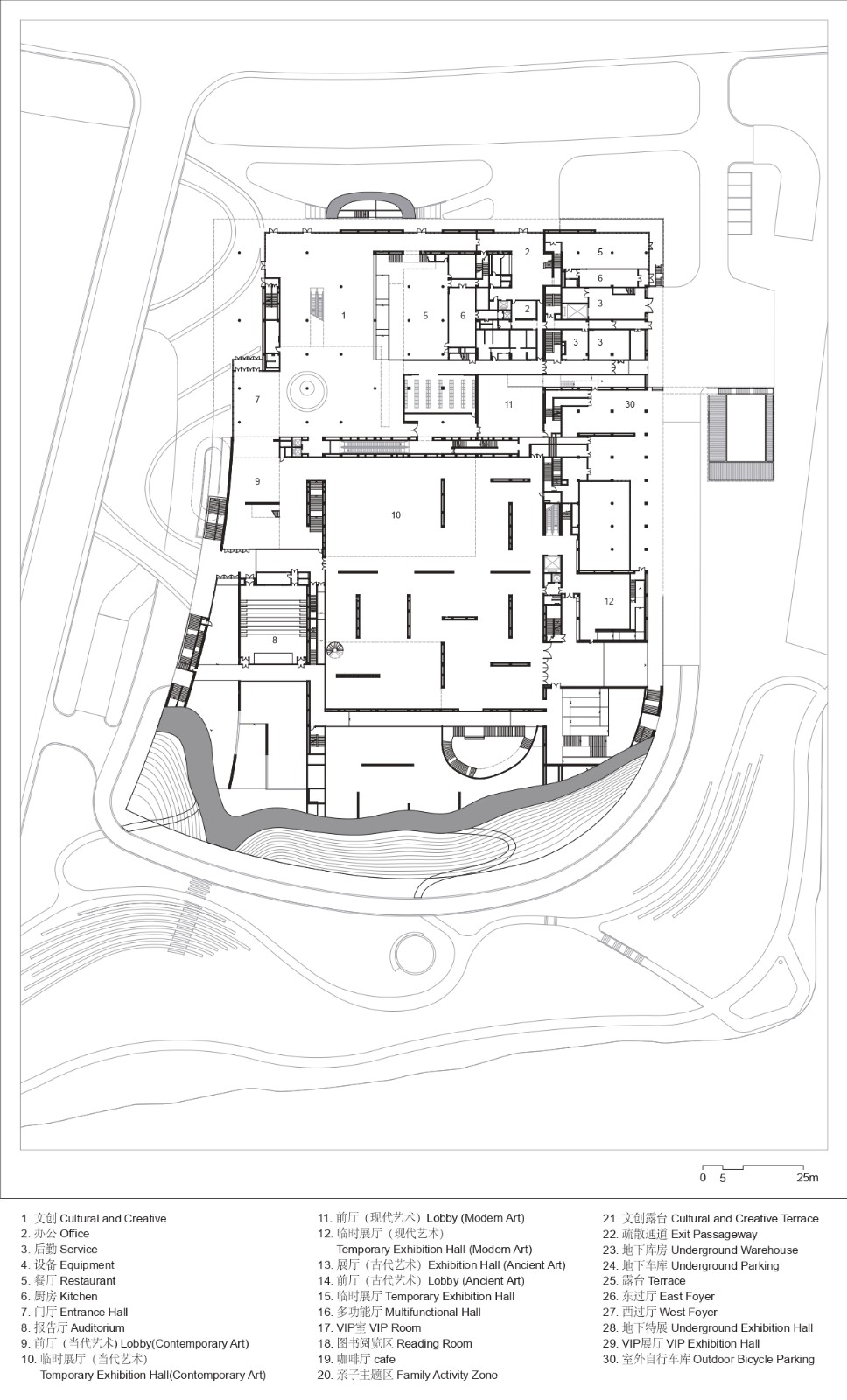 BIM建筑|琴台美术馆 / 大舍建筑设计事务所