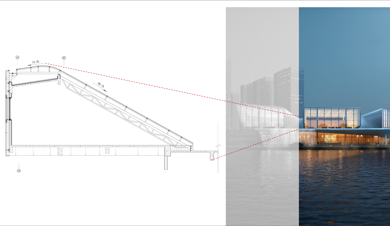 BIM建筑|赣州锦润 ▪ 滨江云宸展示中心 / 成执设计