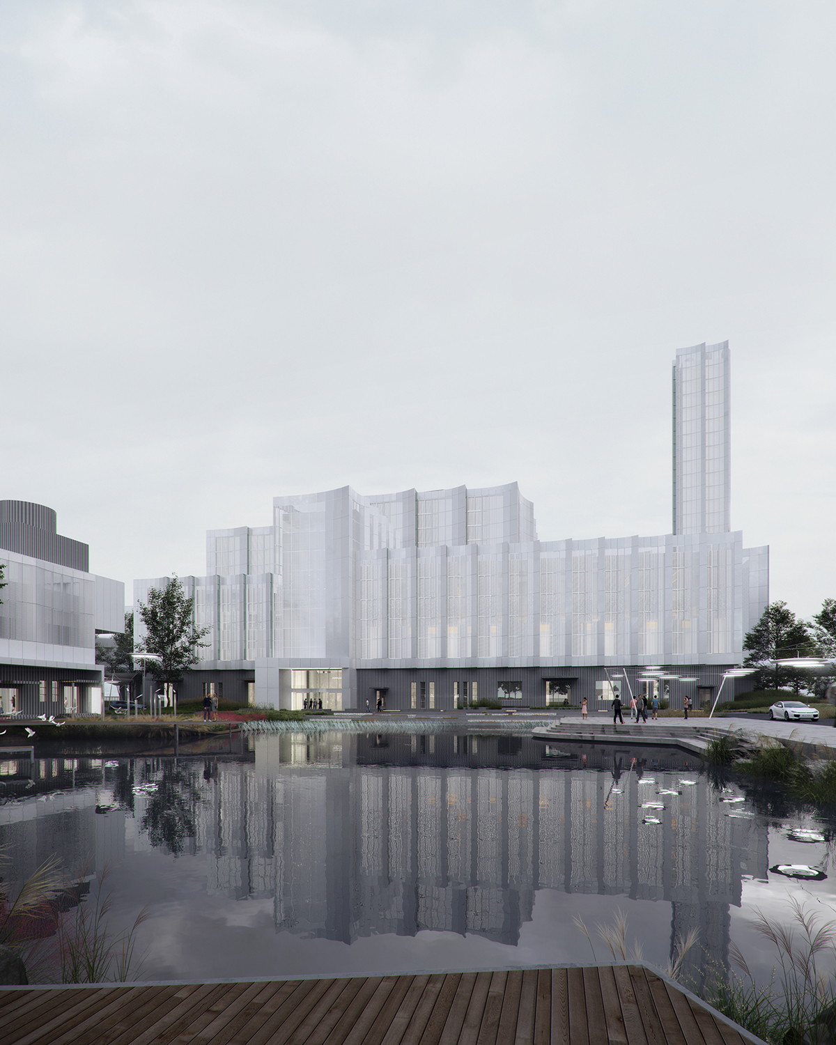 BIM建筑|嘉善伟明环保垃圾焚烧发电厂更新 / UUA建筑设计事务