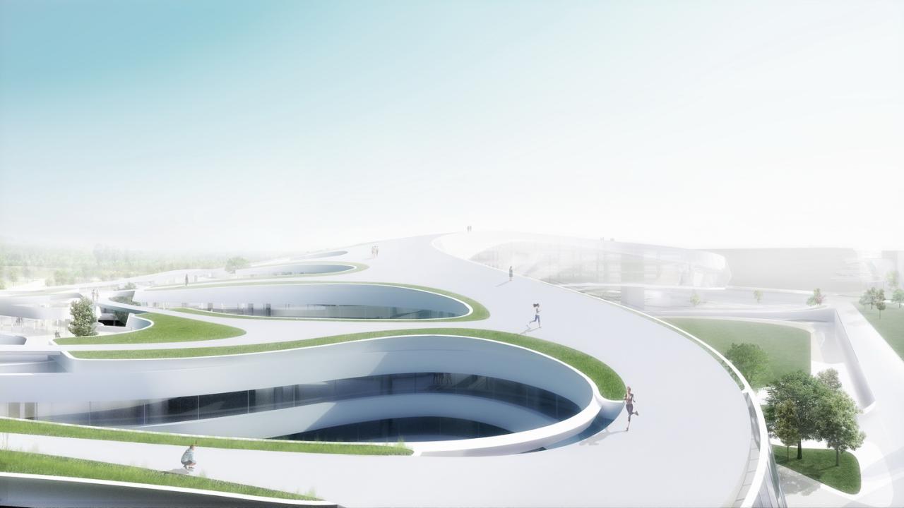 BIM建筑|中央美术学院青岛校区设计方案 / CAA