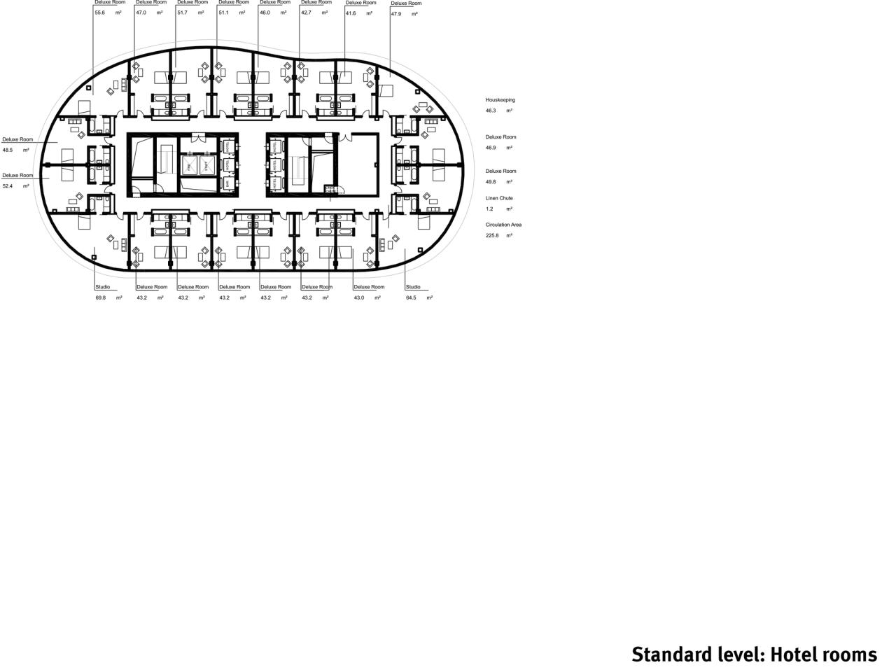 BIM建筑|长沙大王山朗豪酒店 / 蓝天组