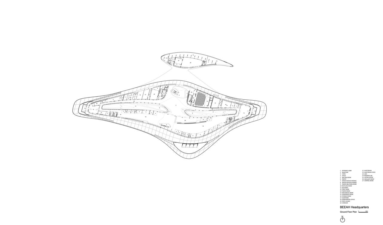 BIM建筑|漠中‘沙丘’，BEEAH 总部大楼 / 扎哈·哈迪德事务所