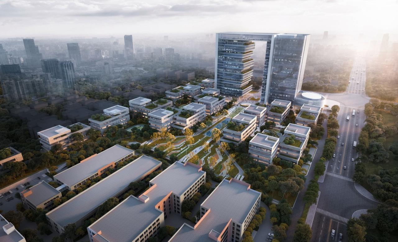 BIM建筑|“新冠疫情”和“逆全球化”冲击下，产业社区“破局”的六大路径 / 三益中国