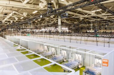 BIM建筑|柏林新型冠状病毒治疗中心，展览中心变方舱医院 / Heinle, Wischer und Partner-BIM建筑网