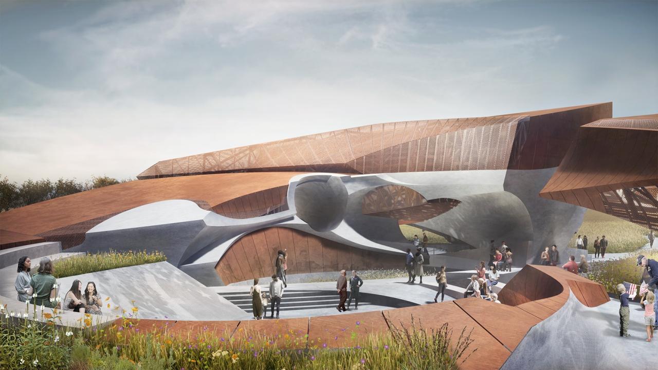 BIM建筑| ‘冷战退伍军人纪念碑’方案 / Oyler Wu