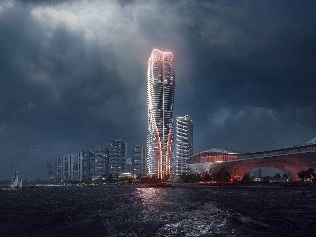 BIM建筑|华南海滨高层设计竞赛方案 / 10 Design