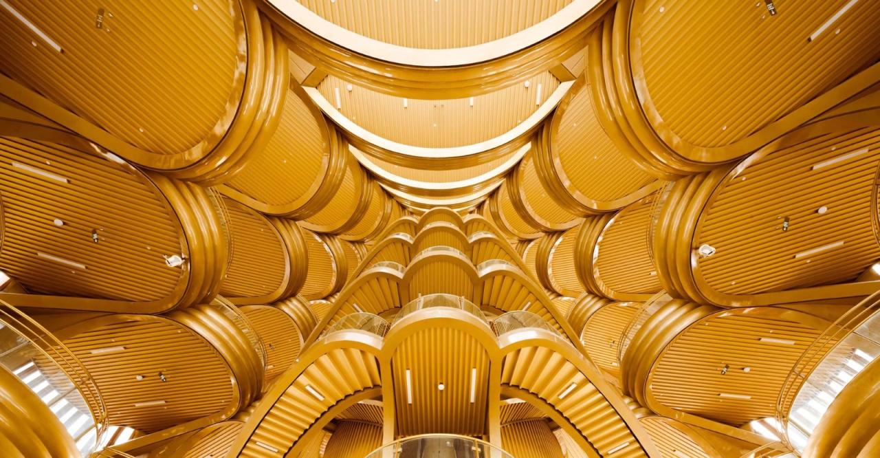 BIM建筑|成都熊猫基地熊猫塔，机械‘竹笋’ / UDG.零号工作室