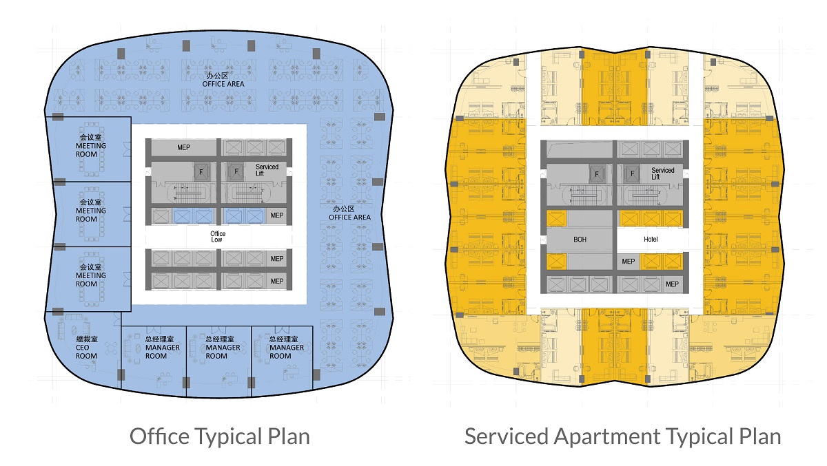 BIM建筑|华南海滨高层设计竞赛方案 / 10 Design