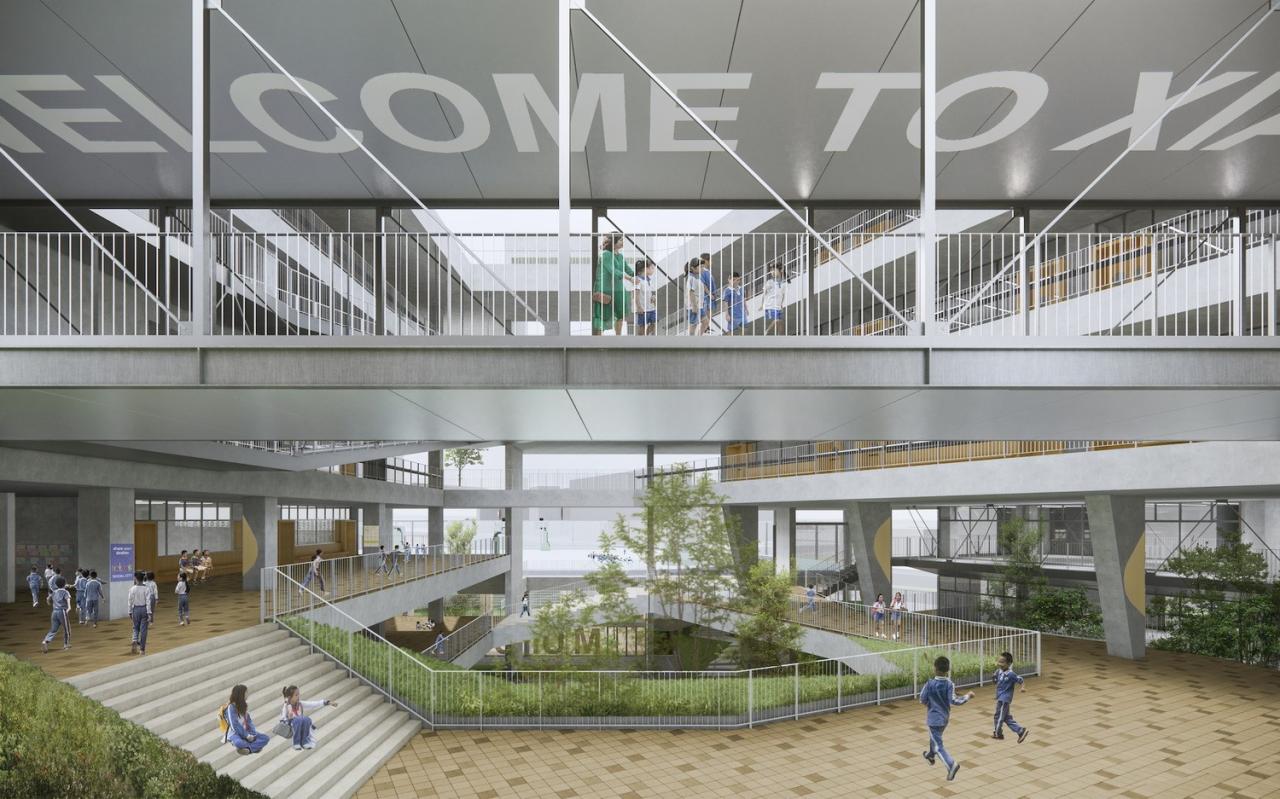 BIM建筑|深圳龙岗下雪村小学 / MAT