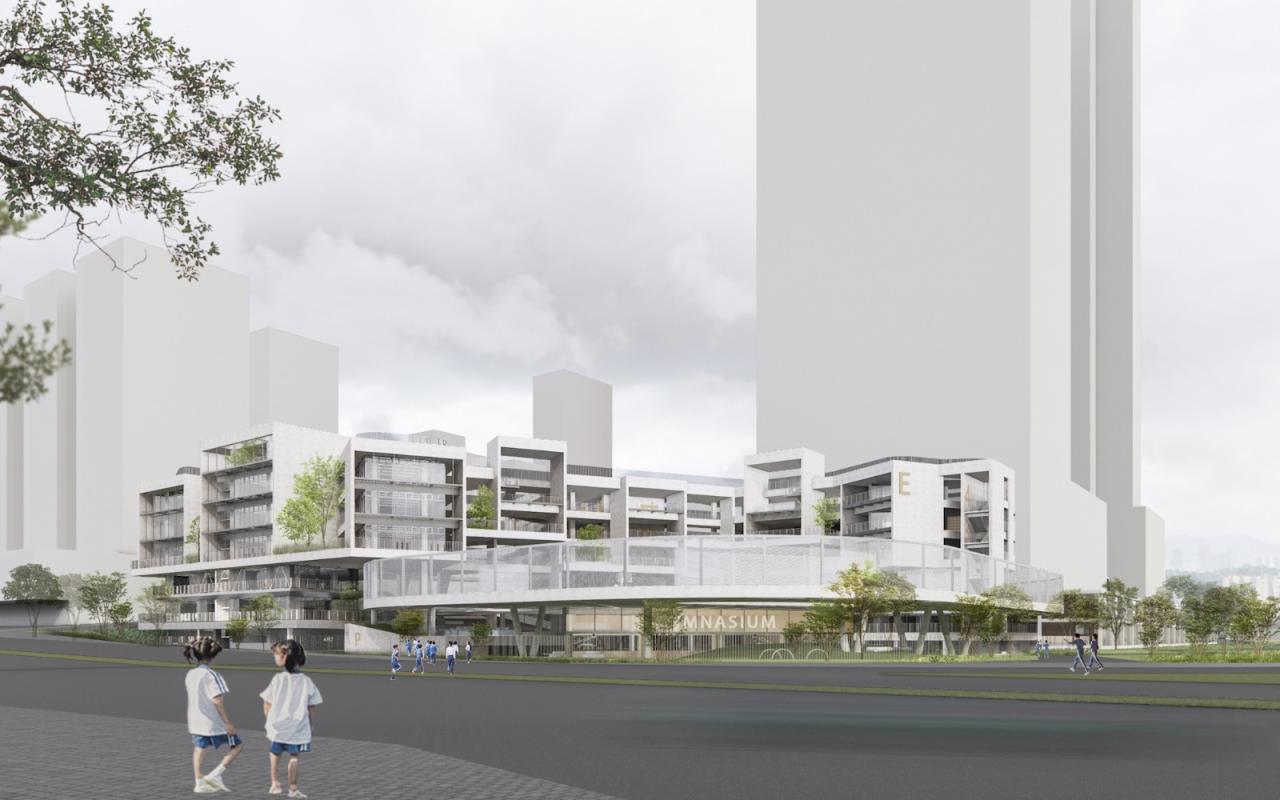 BIM建筑|深圳龙岗下雪村小学 / MAT