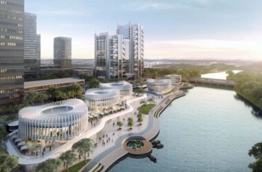 BIM建筑|兰花阁 ：‘城市山谷’中的滨河商街 / UUA-BIM建筑网