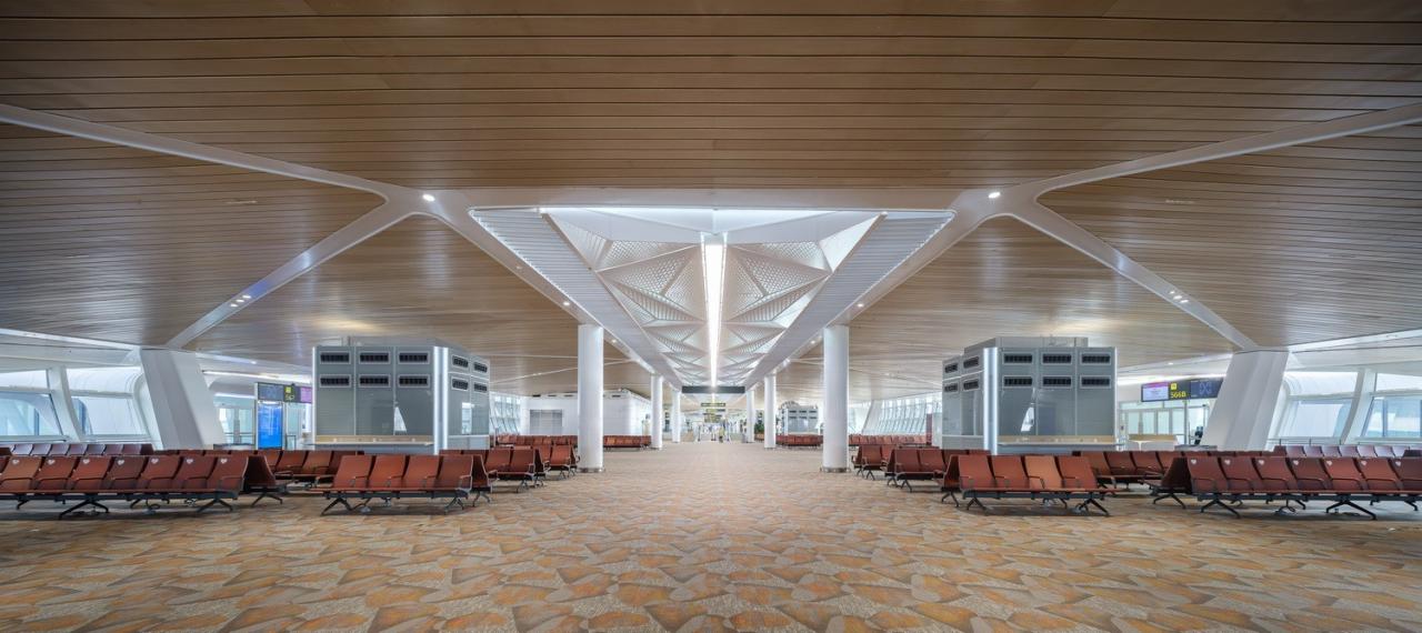 BIM建筑|航空建筑新标杆：深圳宝安国际机场卫星厅 / GDAD、Aedas、兰德隆与布朗