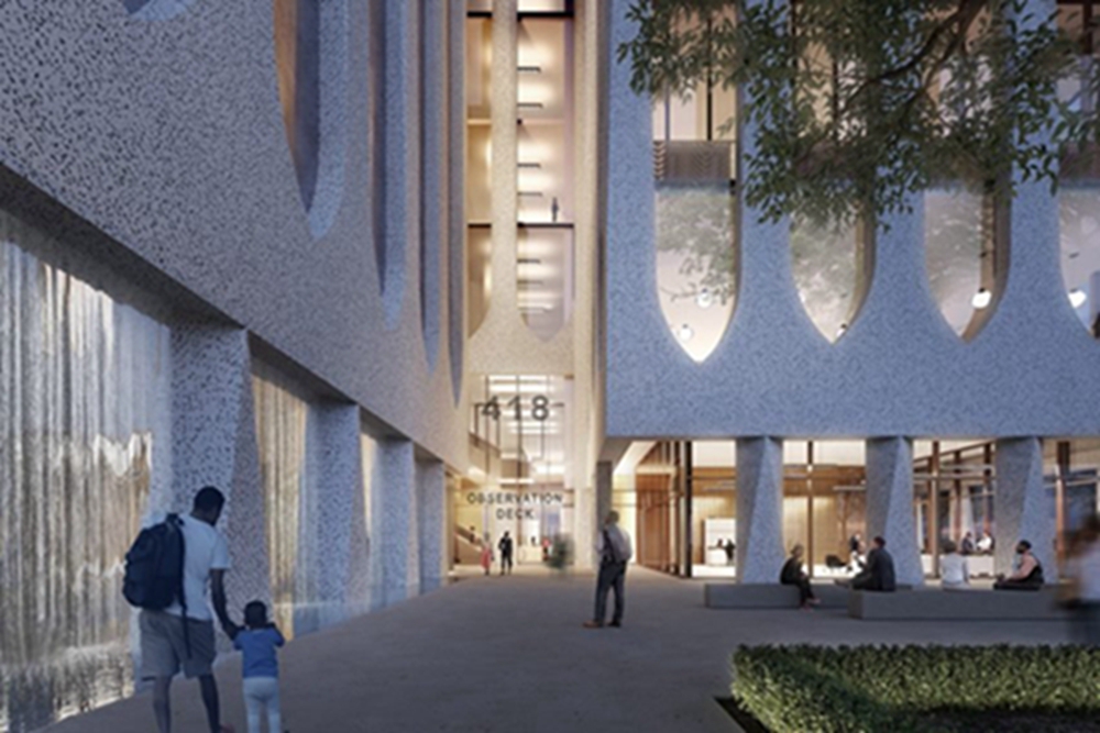 BIM建筑|阿贾耶设计倒置的超高层摩天大楼