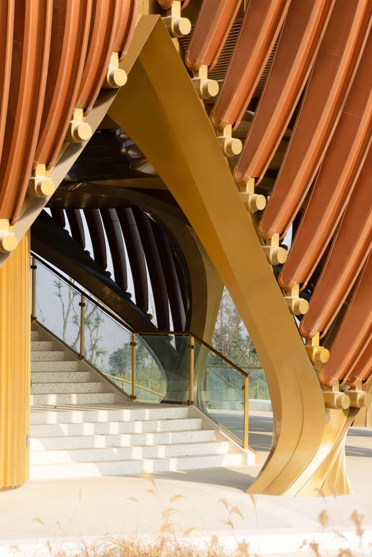 BIM建筑|成都熊猫基地熊猫塔，机械‘竹笋’ / UDG.零号工作室